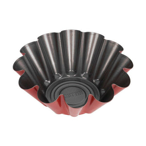 Flan Mould Quttin Cherry Carbon steel 23 x 9 cm 24 x 24 x 9 cm