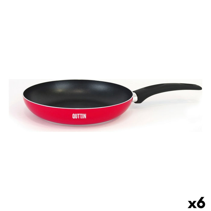 Non-stick frying pan Quttin Infinity Plus Red 30,3 x 49 cm (6 Units)