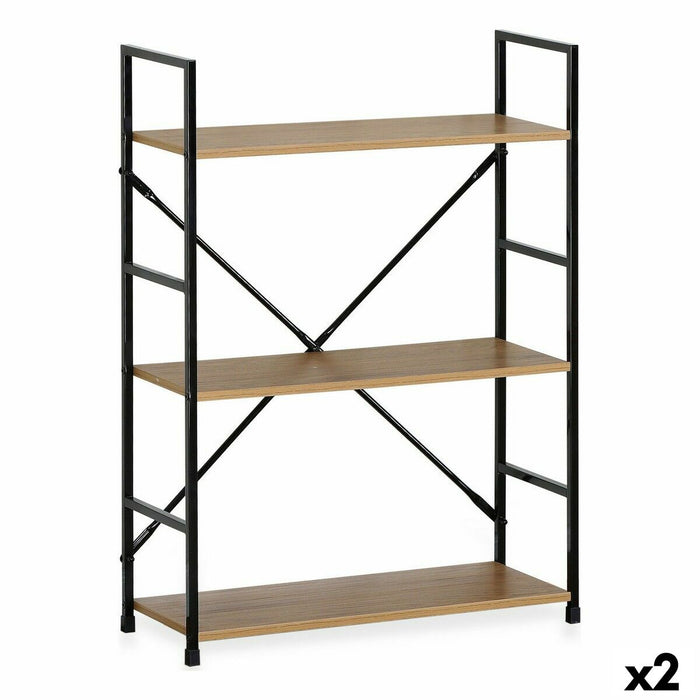 Shelves Confortime 3 Shelves Metal (2 Units)