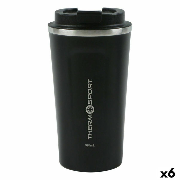 Thermal Cup with Lid ThermoSport 510 ml (6 Units)