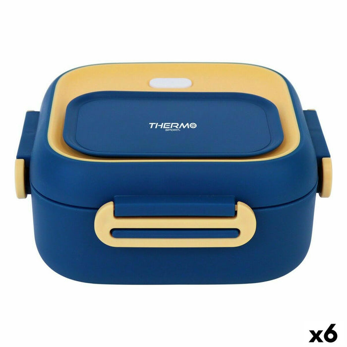 Hermetic Lunch Box ThermoSport Steel Plastic 750 ml 0,75 L Thermal (6 Units)