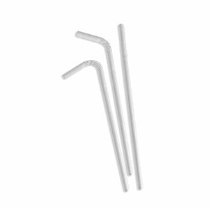 Straws Algon Cardboard White 25 Pieces 24 Units