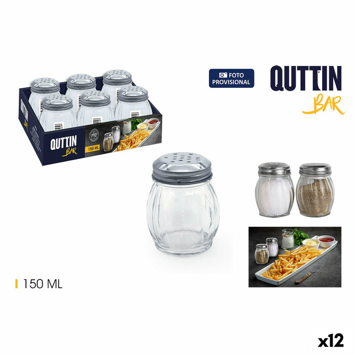 Spice Rack Quttin Bar 150 ml 6 x 8 cm (6 Pieces) (12 Units)