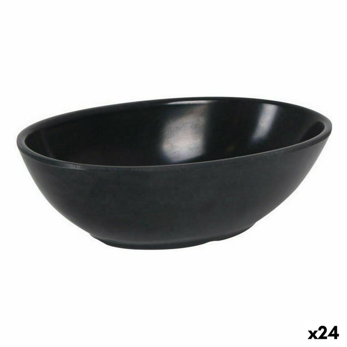 Snack Bowl La Mediterránea Melamin Anthracite (24 Units)