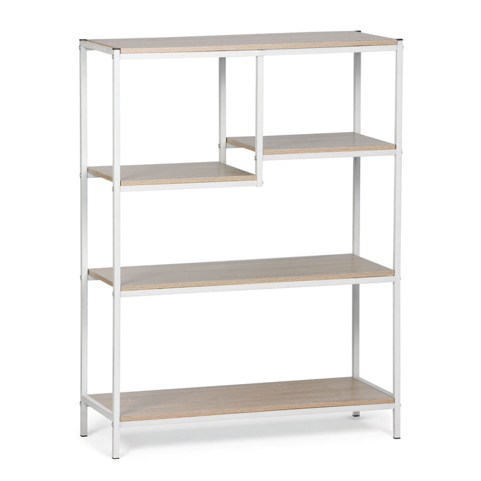 Shelves MobleKit White Brown Wood Metal 75 x 30 x 100 cm