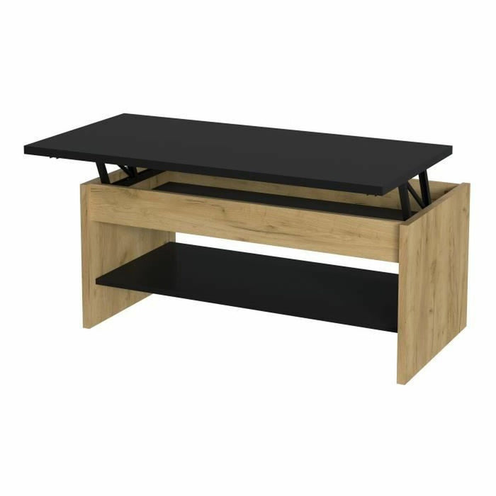 Lift-Top Coffee Table Oak 100 x 50 x 44 cm