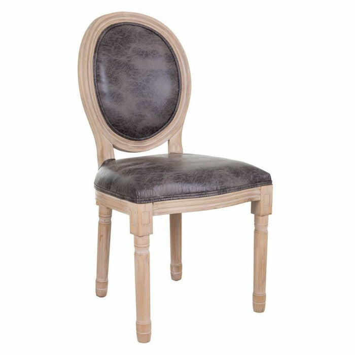 Dining Chair Alexandra House Living Grey 100 % polyester 46 x 96 x 48 cm