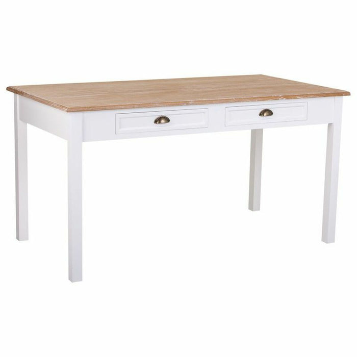 Table Alexandra House Living White Brown 80 x 78 x 150 cm With boxes