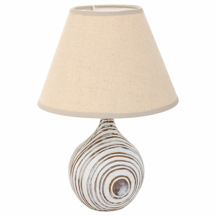 Desk lamp Alexandra House Living White Polyresin 220-240 V 14 x 25 x 14 cm