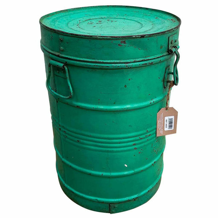 Decorative canister Alexandra House Living Green Iron Traditional style 32 x 48 x 32 cm