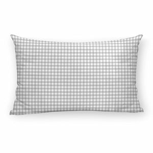 Cushion cover Decolores Vichy Gris C Light grey 30 x 50 cm 100% cotton