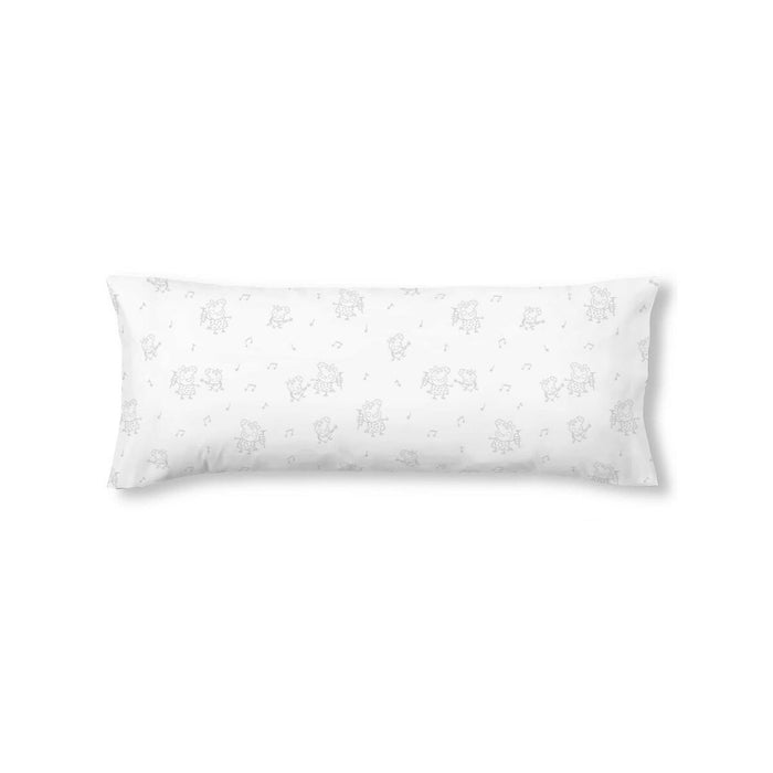 Pillowcase Peppa Pig Grey Multicolour 45 x 110 cm 100% cotton