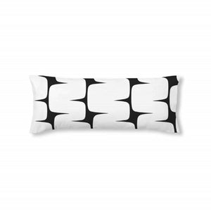 Pillowcase Decolores Lahay black 45 x 125 cm Cotton