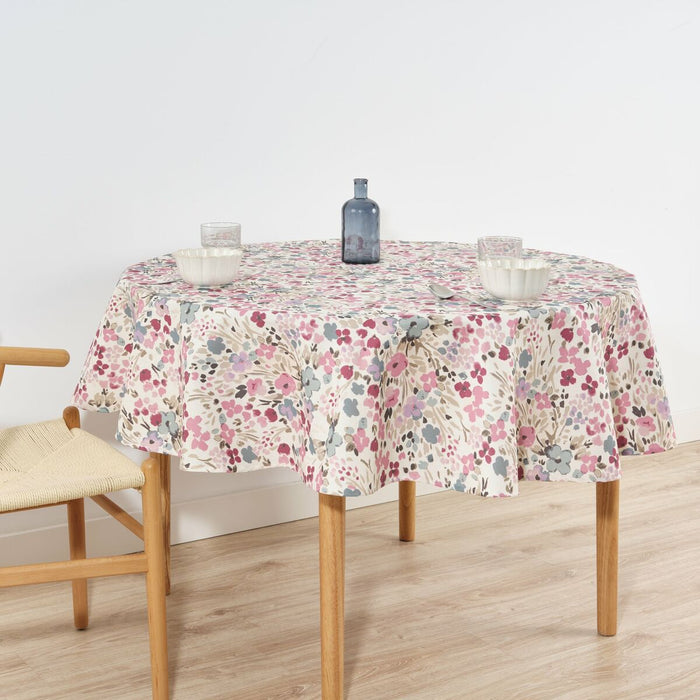 Stain-proof tablecloth Belum 0120-52 Multicolour Ø 180 cm Flowers