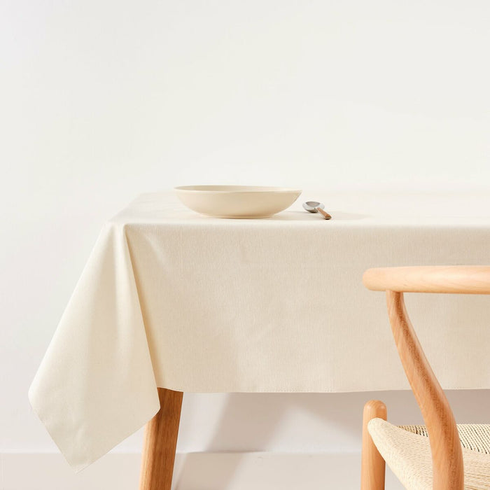 Stain-proof resined tablecloth Belum Liso Beige 150 x 150 cm