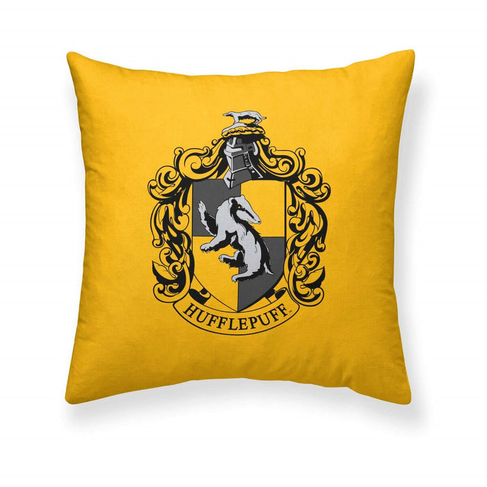 Cushion cover Harry Potter Hufflepuff Basic Yellow Multicolour 50 x 50 cm