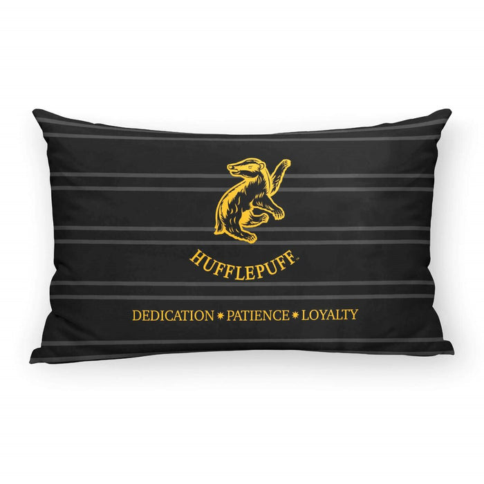 Cushion cover Harry Potter Hufflepuff Basic Black Multicolour 30 x 50 cm