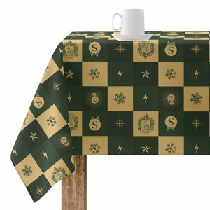 Stain-proof resined tablecloth Harry Potter Slytherin 250 x 140 cm