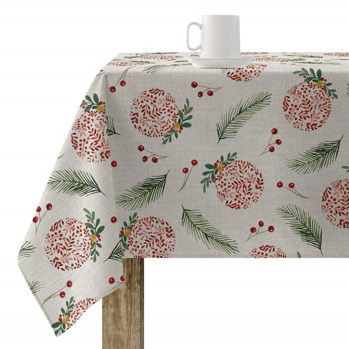 Stain-proof resined tablecloth Belum Merry Christmas Multicolour 200 x 150 cm