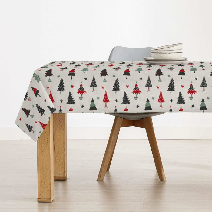 Stain-proof resined tablecloth Belum Merry Christmas Multicolour 100 x 140 cm