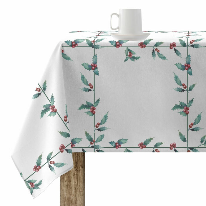 Stain-proof resined tablecloth Belum White Christmas Multicolour 200 x 150 cm