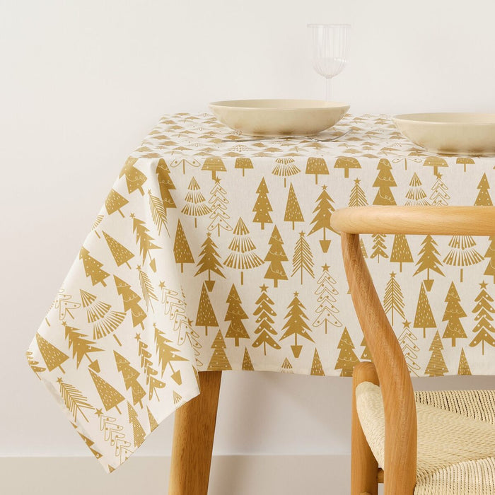 Stain-proof resined tablecloth Belum Christmas Multicolour 150 x 150 cm