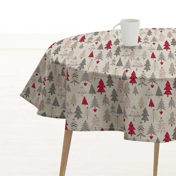 Tablecloth Belum Merry Christmas Multicolour Ø 100 cm