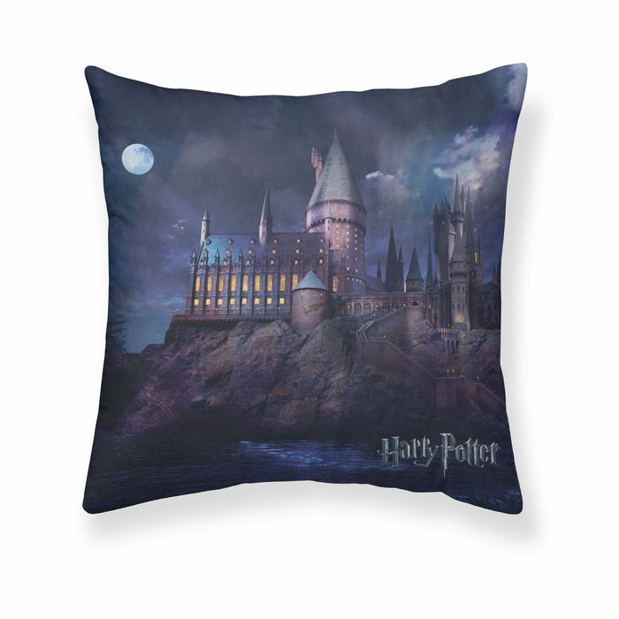 Cushion cover Harry Potter Go to Hogwarts Multicolour Navy Blue 50 x 50 cm