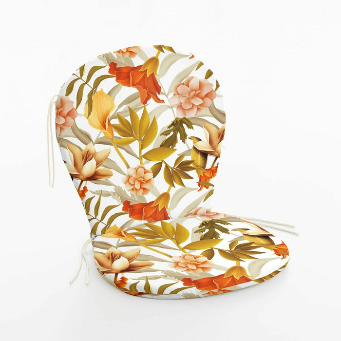 Chair cushion Belum 0120-384 48 x 5 x 90 cm Flowers