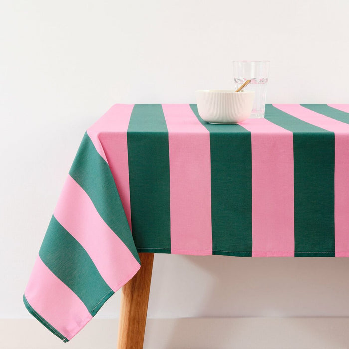 Tablecloth Belum 0120-410 Multicolour Pink 155 x 155 cm Stripes