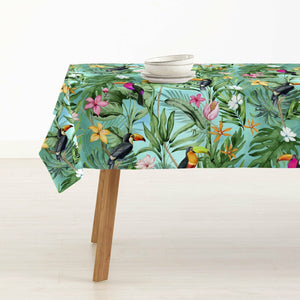 Stain-proof resined tablecloth Belum 0120-416 200 x 140 cm Tropical