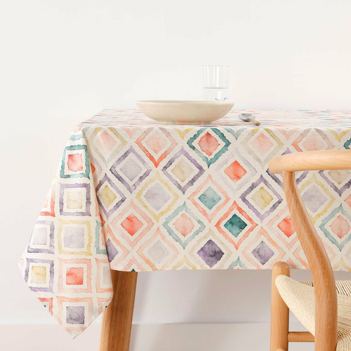 Stain-proof tablecloth Belum 0120-364 Multicolour 200 x 150 cm Squares