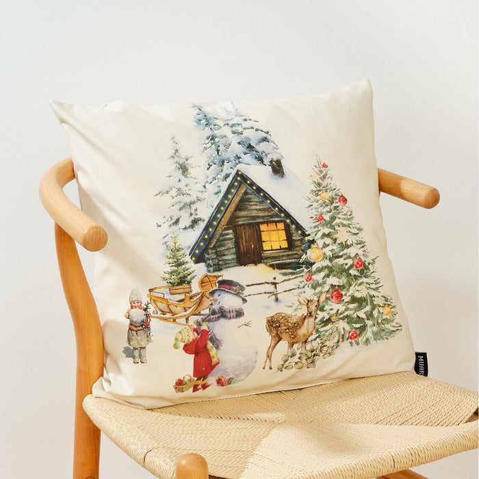 Cushion cover Belum Christmas Landscape Multicolour 50 x 50 cm