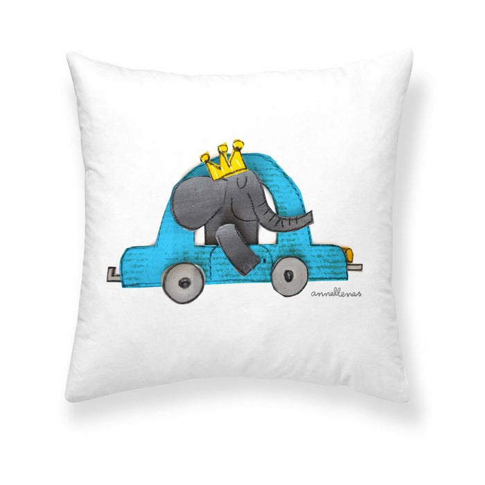 Cushion cover Decolores Elefant Multicolour 50 x 50 cm