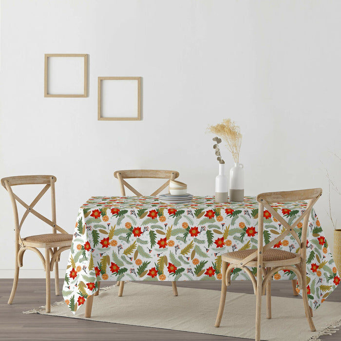 Stain-proof resined tablecloth Belum Merry Christmas Multicolour 100 x 150 cm