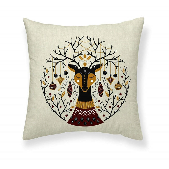 Cushion cover Belum Christmas Deer Multicolour 50 x 50 cm