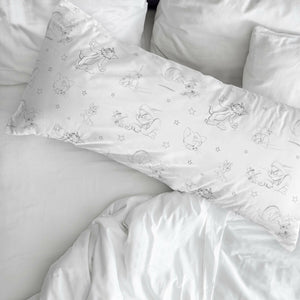 Pillowcase Tom & Jerry White 80 x 80 cm