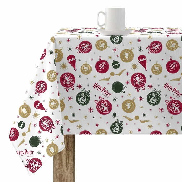 Stain-proof resined tablecloth Harry Potter Christmas Multicolour 250 x 150 cm