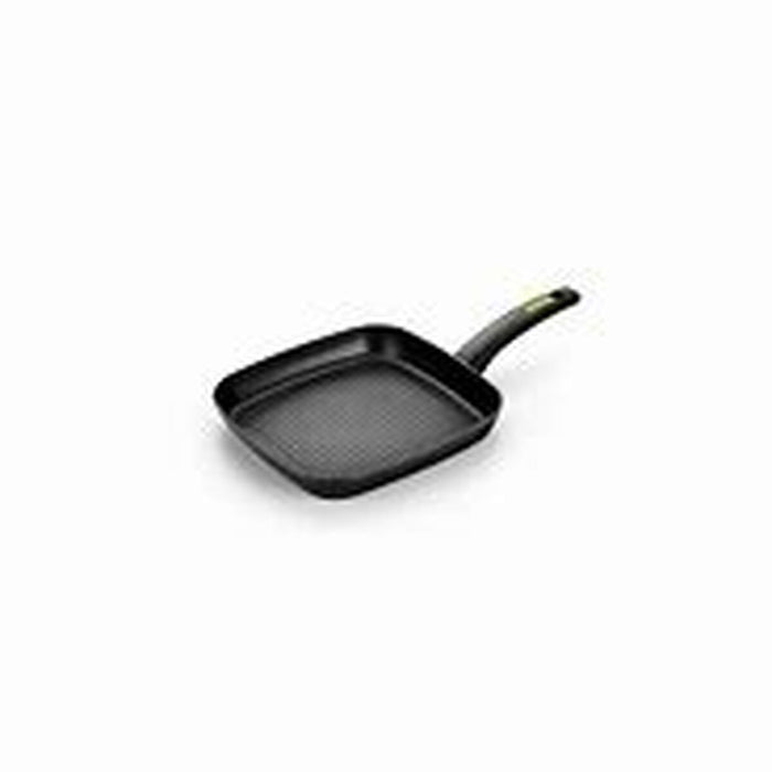 Grill pan Monix GREEN      28CM Black Green Stainless steel Bakelite