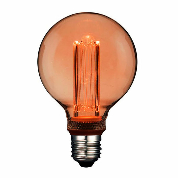 LED lamp Fbright g95 Amber 4 W E27 200 Lm ø 9,5 x 14,5 cm Decorative (1800 K)