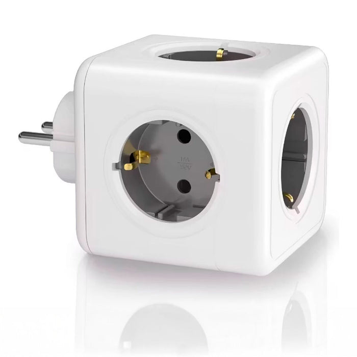 5-socket plugboard without power switch Fbright White 3680 W