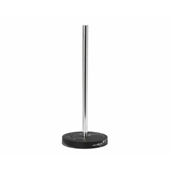 Kitchen Paper Holder Alexandra House Living Black Silver Stainless steel Polyresin 13 x 34 x 13 cm