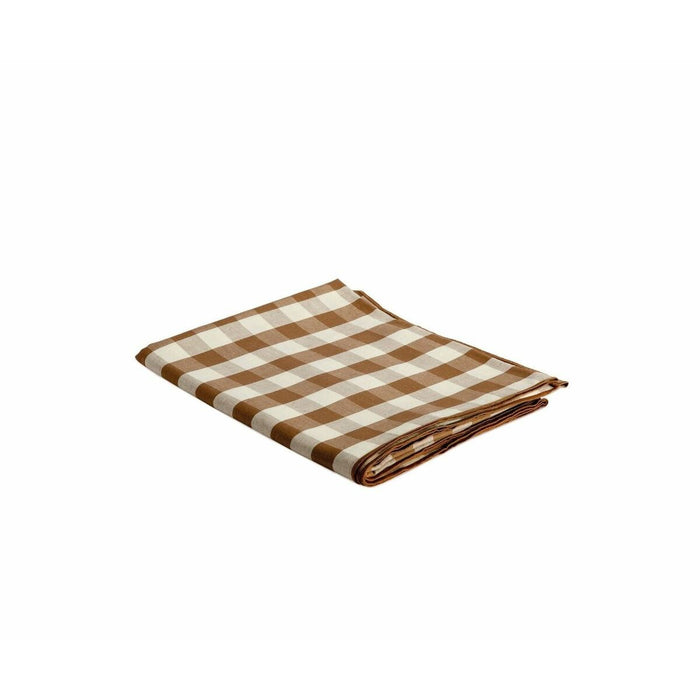 Tablecloth Alexandra House Living Brown 200 x 1 x 140 cm Gingham