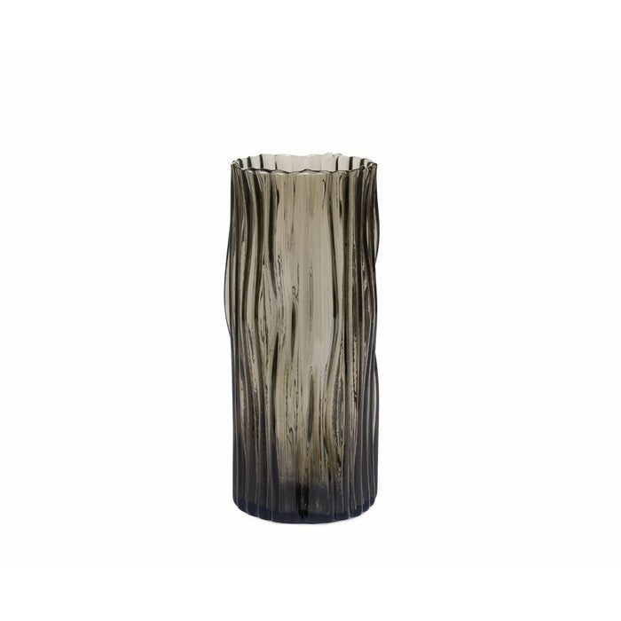 Vase Alexandra House Living Brown Glass 12 x 30 x 12 cm