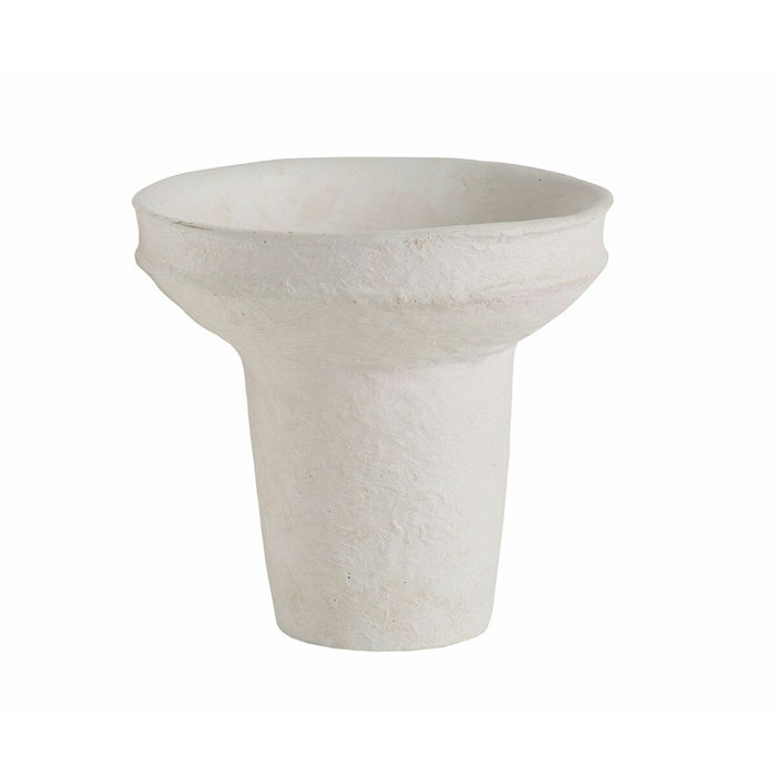 Vase Alexandra House Living White Cement 26 x 24 x 26 cm