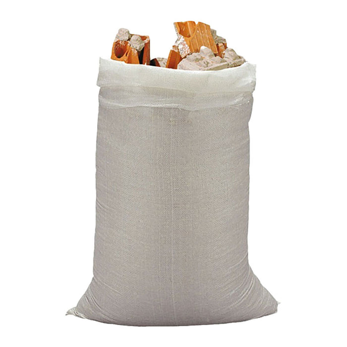 Debris Sack Seimark White Raffia 50 x 80 cm (10 Units)