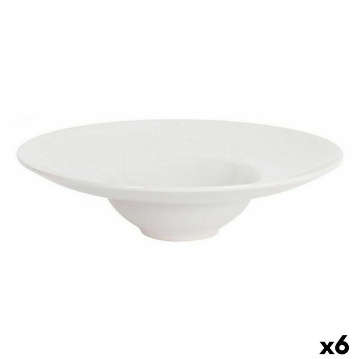 Pasta Dish La Mediterránea Bari Ivory Stoneware (6 Units) (25 x 6,6 cm)