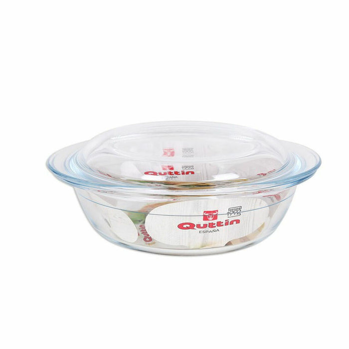 Casserole with lid Quttin Glass (3L + 1L)