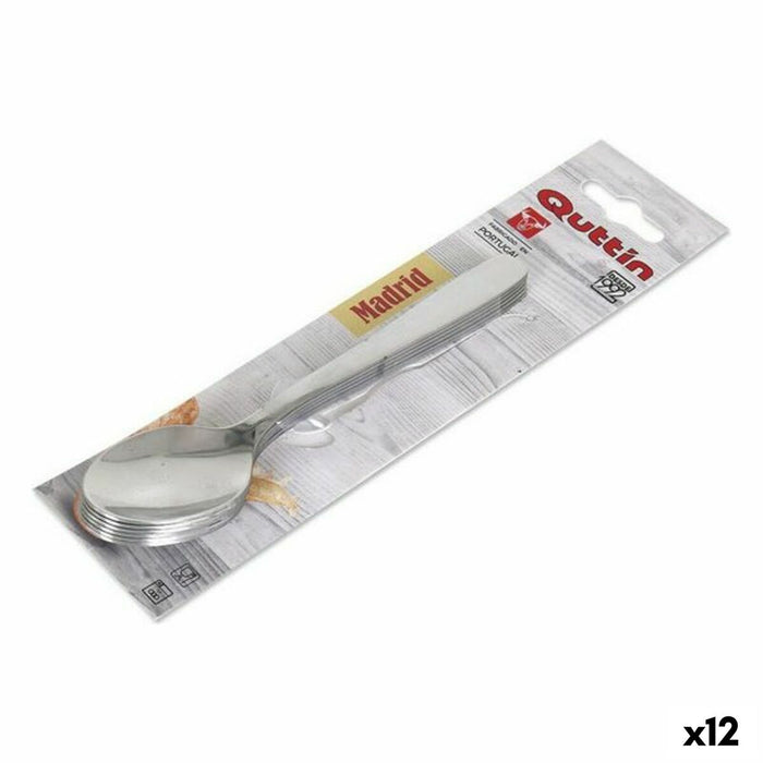 Dessert spoon set Quttin Madrid (6 pcs) 6 Pieces (12 Units)