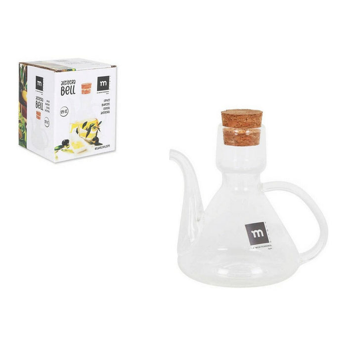 Cruet La Mediterránea Bell Borosilicate Glass With lid Silicone (125 cc)